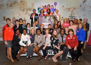 Anita Hill (center front) with SC "We Believe Anita Hill" event organizers.
